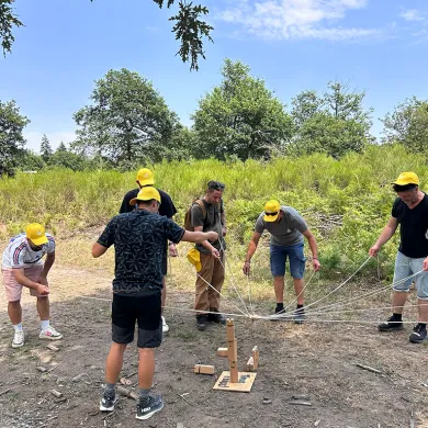 Les collaborateurs de Maison Bleue se sont réunis pour une journée cohésion le 26 juin 2026 à la Boissière Events